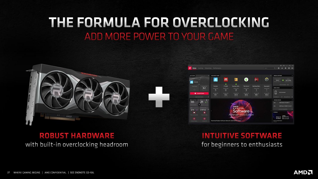 [18/11/2020] Radeon RX 6000 Series Tech Day Breakout Product Features and Performance N. Neelalojanan Embargoed until Nov. 18 at 9am ET Seite 27