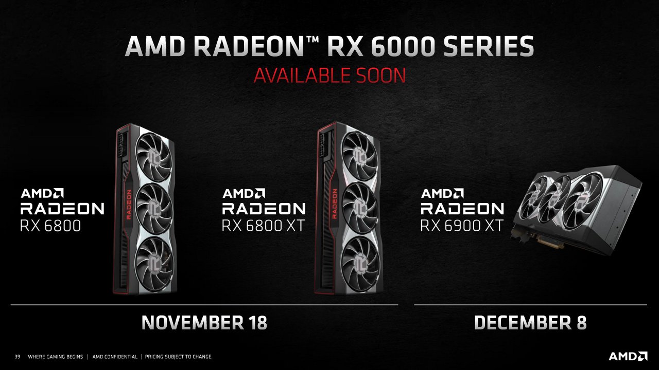 [18/11/2020] Radeon RX 6000 Series Tech Day Breakout Product Features and Performance N. Neelalojanan Embargoed until Nov. 18 at 9am ET Seite 39