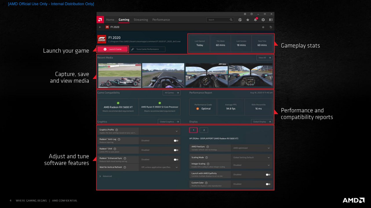 [18/11/2020] Radeon RX 6000 Series Tech Day Breakout Radeon Software S. Wasson Embargoed until Nov. 18 at 9am ET Seite 04