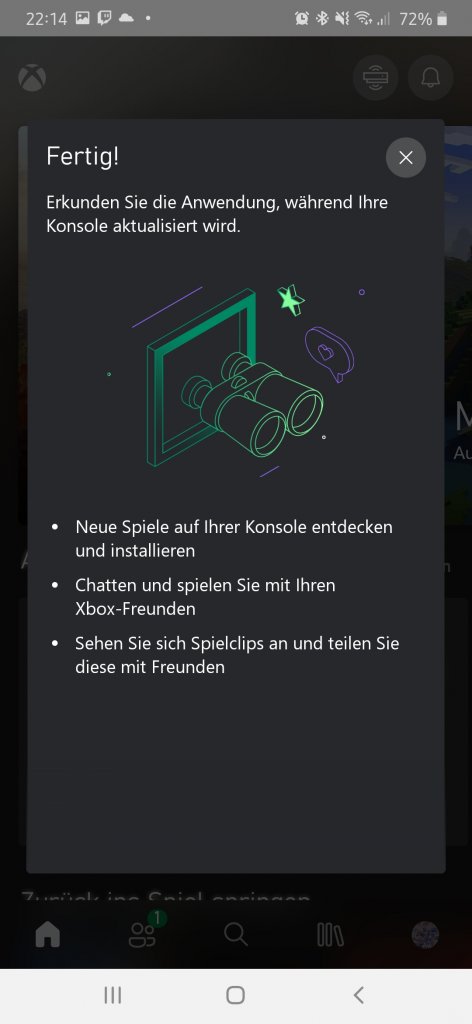 [05/11/2020] Xbox Series X und Series S im Test -&nbsp;Verbindung über das Smartphone