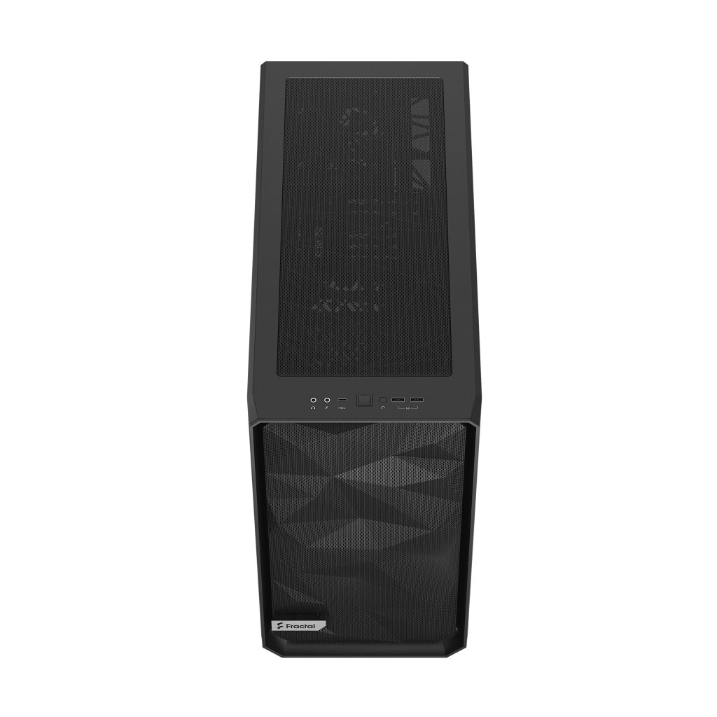 [12/11/2020] Standard Studio Meshify2 Black Sheetmetal Standard 2. Front Above