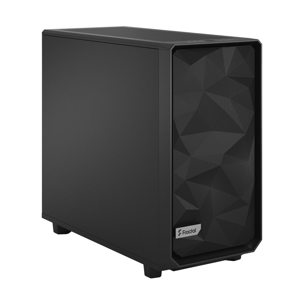 [12/11/2020] Standard Studio Meshify2 Black Sheetmetal Standard 7. Left Front Above