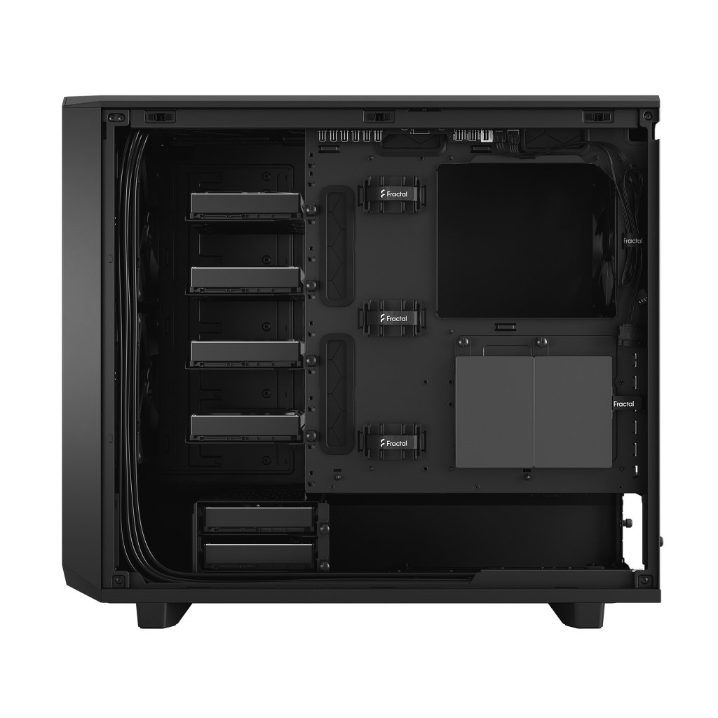 [12/11/2020] Standard Studio Meshify2 Black Sheetmetal Standard 8. Right StorageLarge wo right side