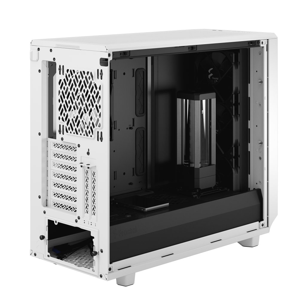 [12/11/2020] Standard Studio Meshify2 White TGC Standard 5. Left Back Above wo left side withPump