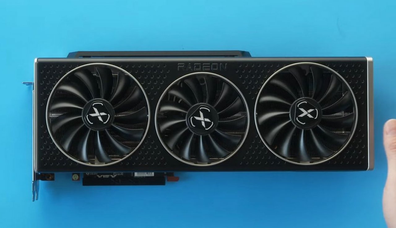 [21/11/2020] Die Vorderseite der XFX Radeon RX 6800 XT Speedster Merc 319.