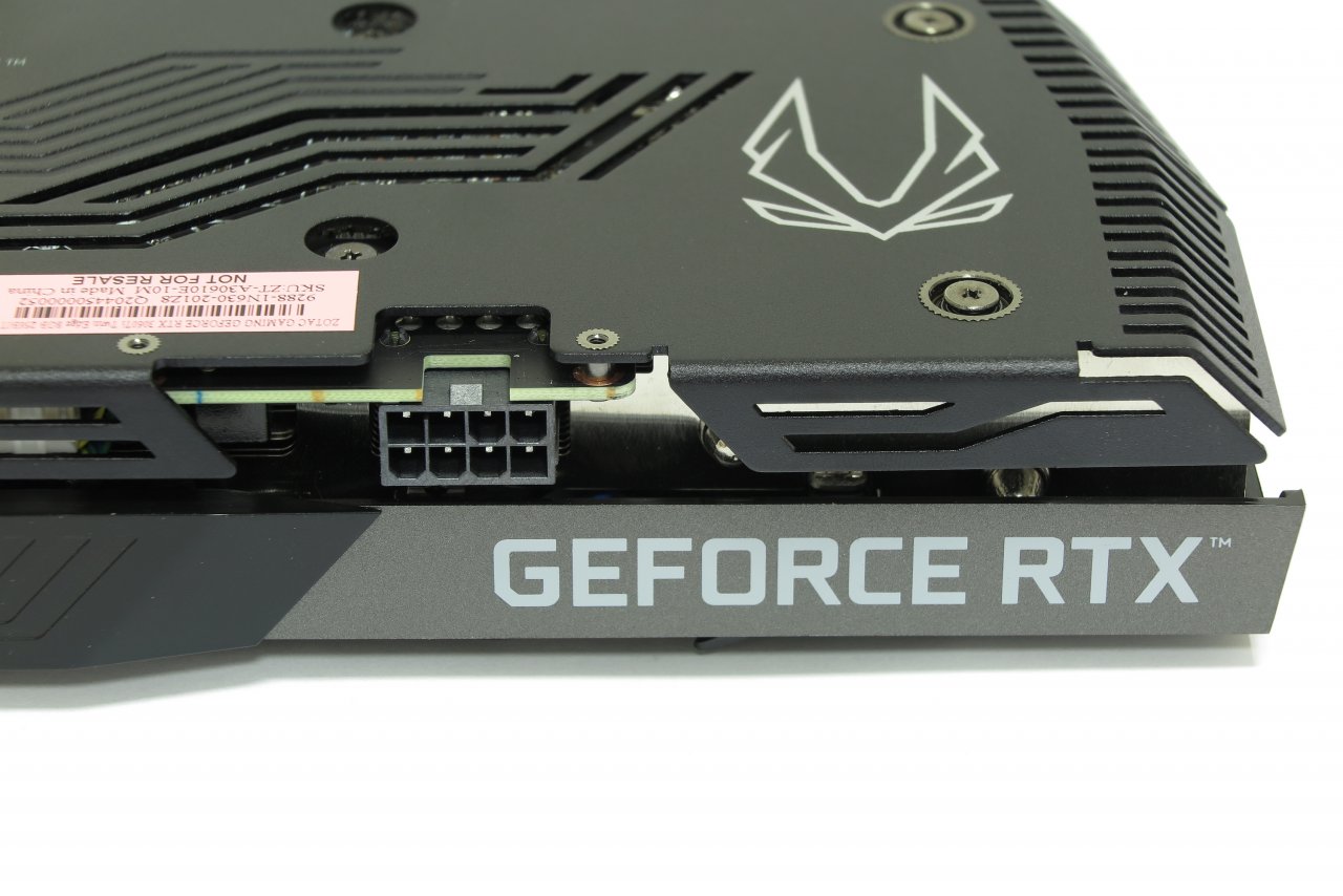 Zotac Geforce RTX 3060 Ti Twin Edge: Strombuchse