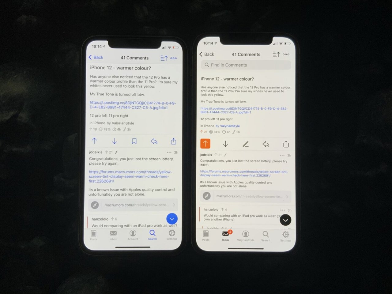 [04/11/2020] Gelber Farbstich beim Apple iPhone 12