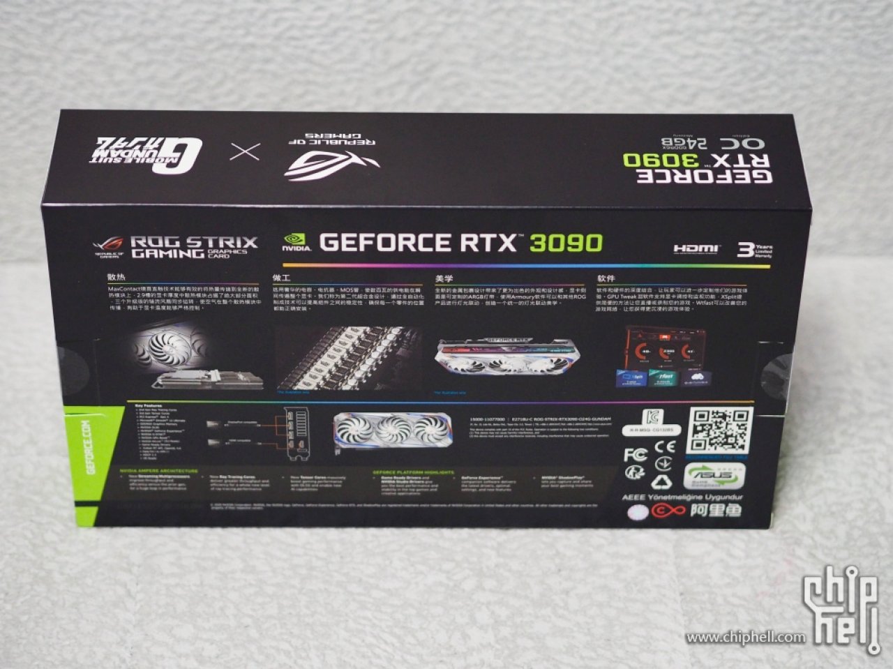 [22/12/2020] Geforce RTX 3090: Asus ROG Strix Gundam im Anime-Stil detailreich abgelichtet (2)
