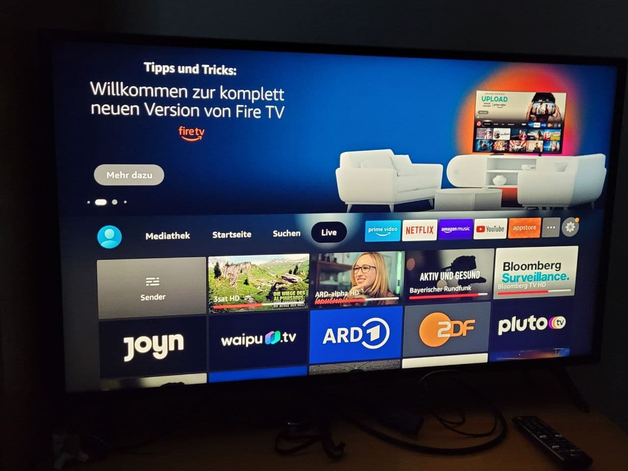 [21/12/2020] EPG-/TV-Programm-Liste im Menüpunkt Live bei&nbsp;Fire OS 7.2.2.8