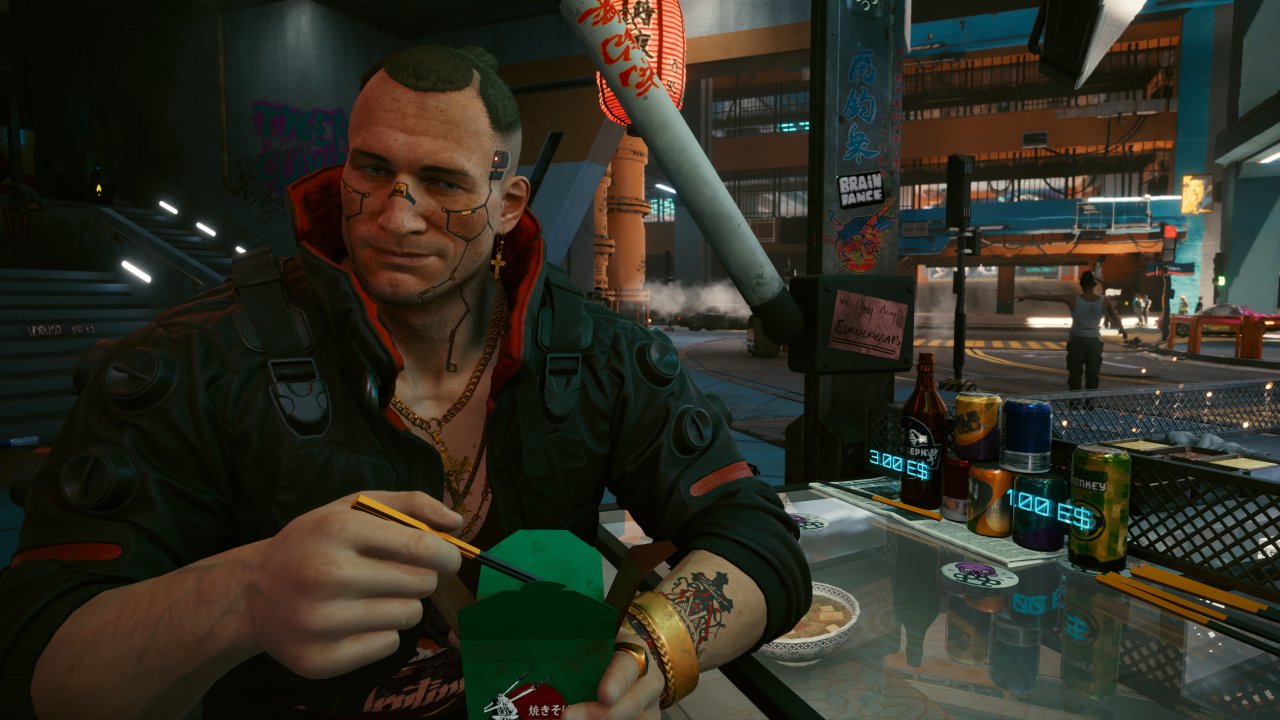 [07/12/2020] Cyberpunk 2077 – In unserer Vorab-Version stießen wir noch auf einige Bugs. Zumeist in der harmlosen bis unterhaltsamen Kategorie - achten Sie einmal auf den Passangen im Hintergrund, der mitten auf der Straße eine halbe T-Pose zur Schau stellt.