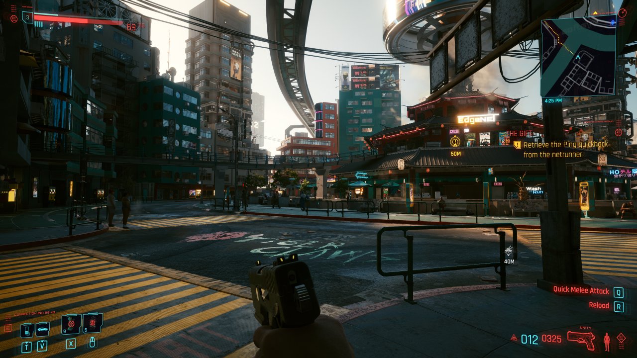 Chromaabwichung und Fimkorn aus, FOV 90