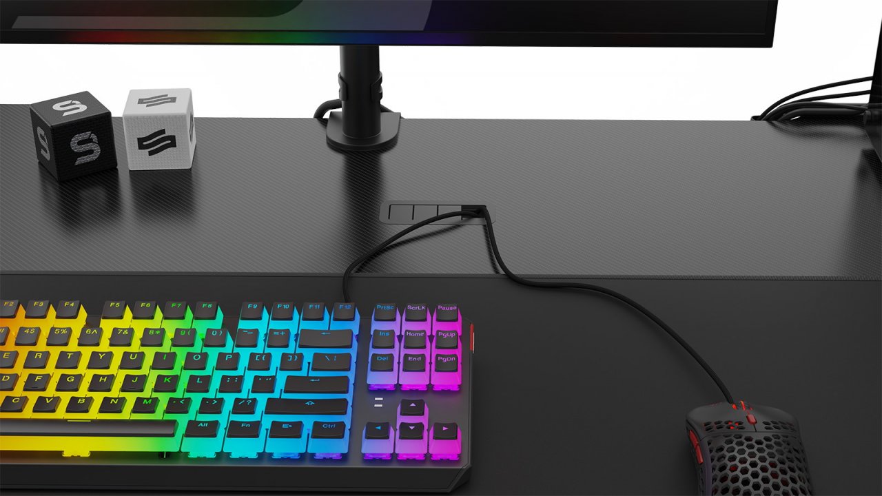 [22/12/2020] Gaming-Tisch GD100 von SPC Gear: Zocker-Tisch für aufgeräumtes Setup (2)