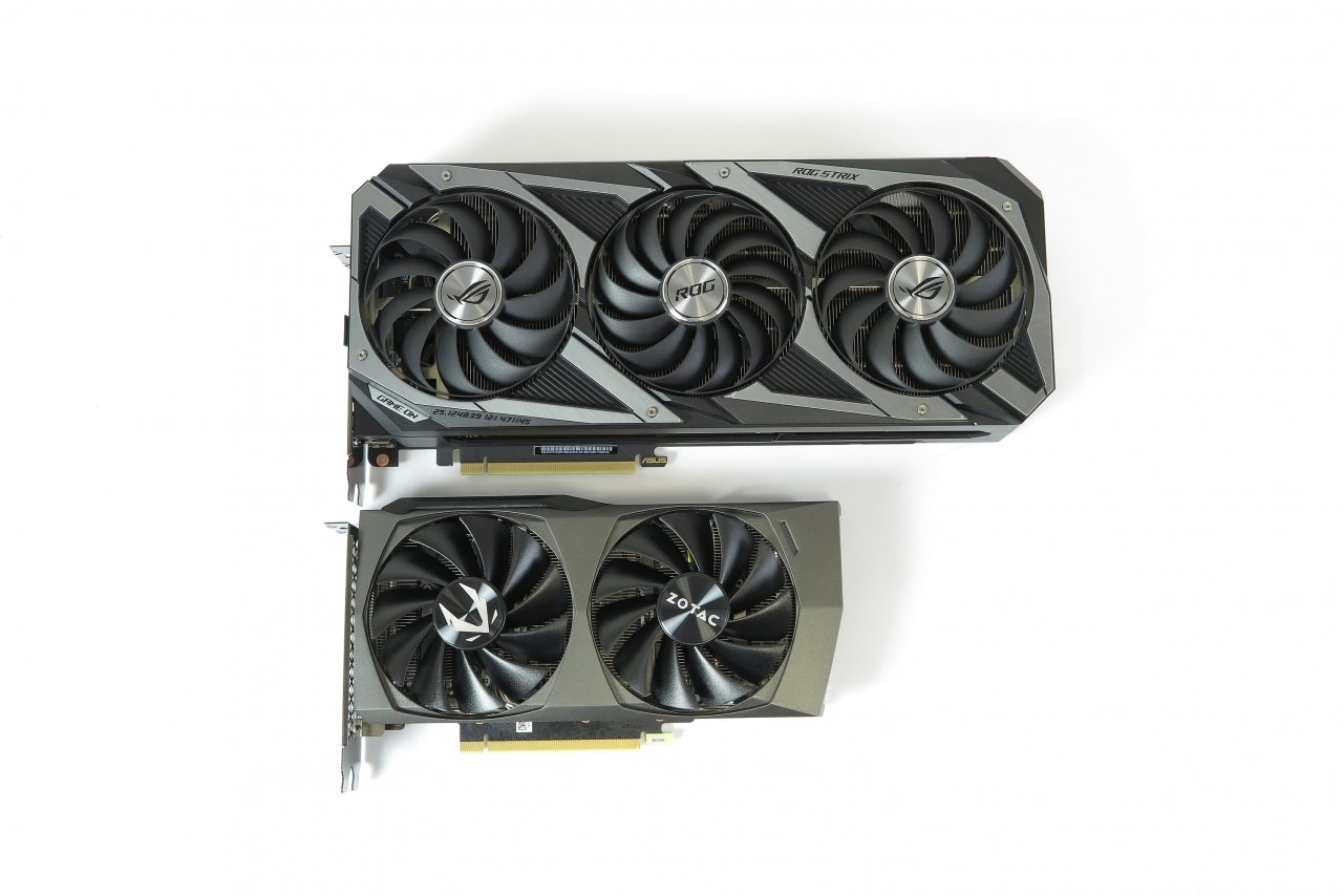 Geforce RTX 3060 Ti: Asus neben Zotac