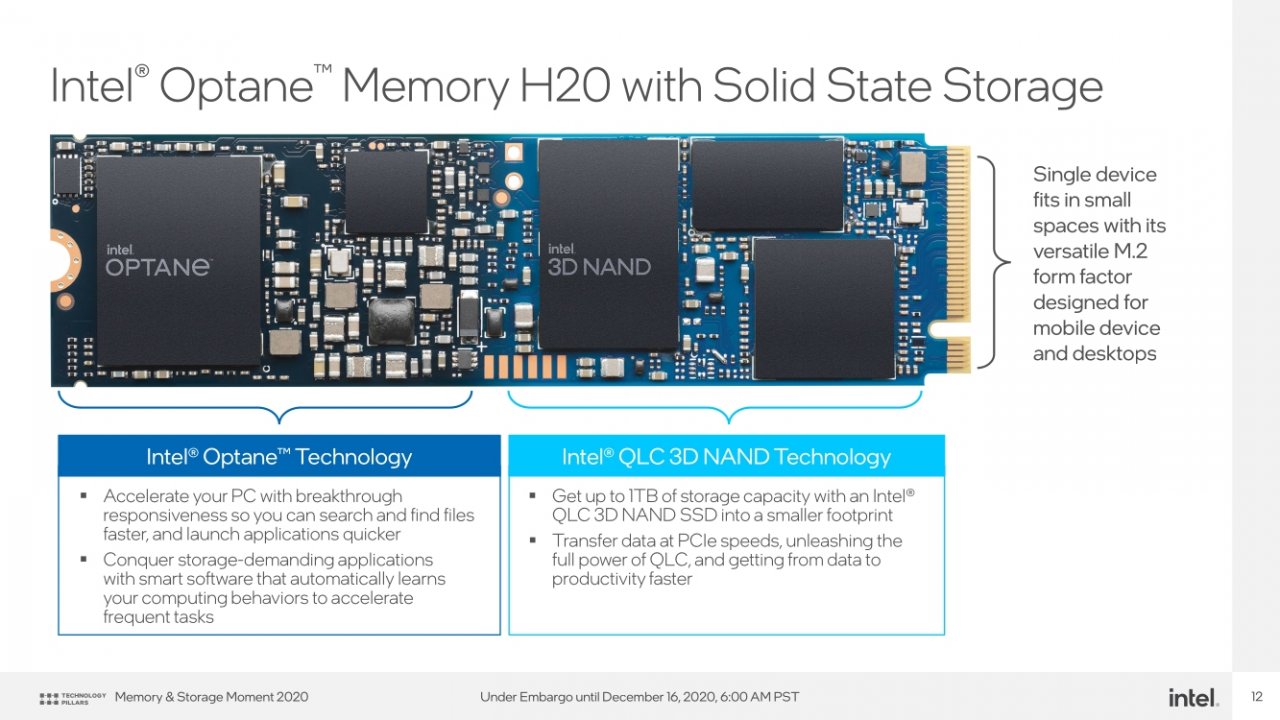 [17/12/2020] Intel Optane Memory H20