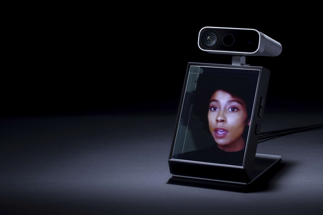 [04/12/2020] Looking Glass Portrait mit angeschlossenem Kinect Sensor