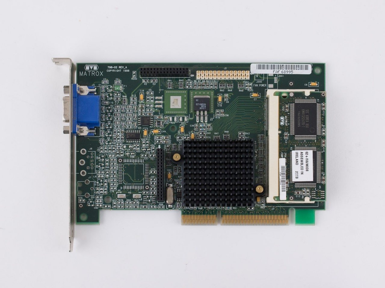 [31/12/2020] Update vom 02.01.2021: Matrox Millenium G200 mit SGRAM von Mega-Zord