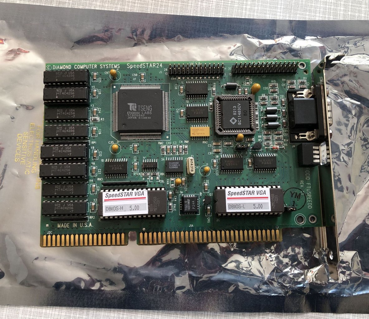 [31/12/2020] Update vom 02.01.2021: Diamond Speedstar mit Tseng Labs ET4000