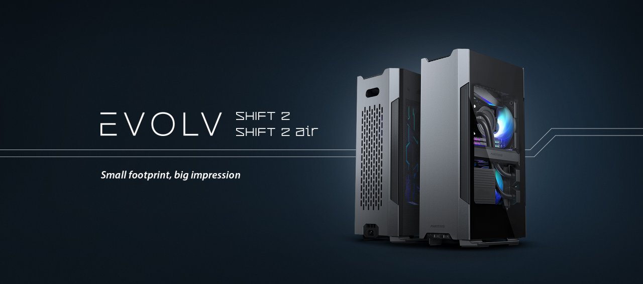 [04/12/2020] Phanteks Evolv Shift 2 (Air): Neuer Mini-ITX-Tower mit etwas mehr Platz