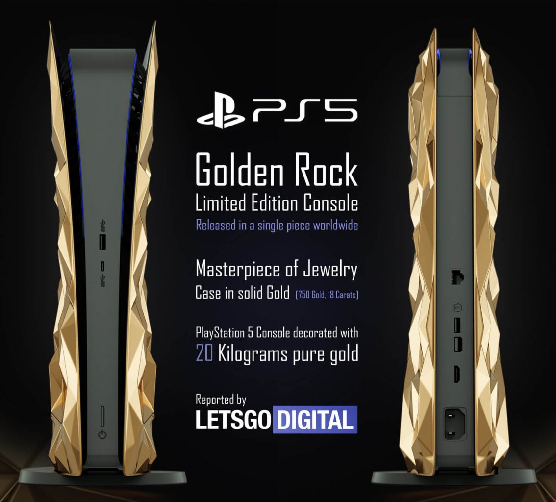 [28/12/2020] Playstation 5: Limited-Edition-Konsole mit 20 kg solidem Gold (2)