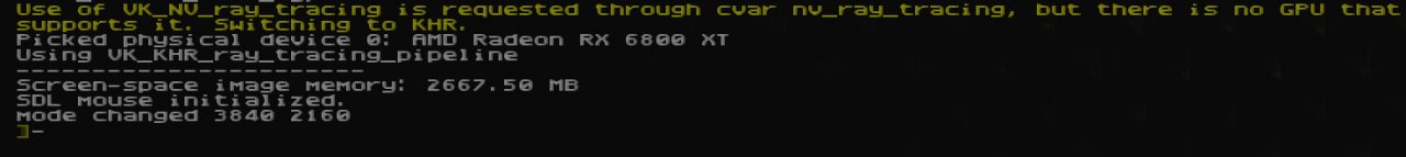 [15/12/2020] Quake 2 RTX v1.4: KHR-Raytracing bei RDNA 2