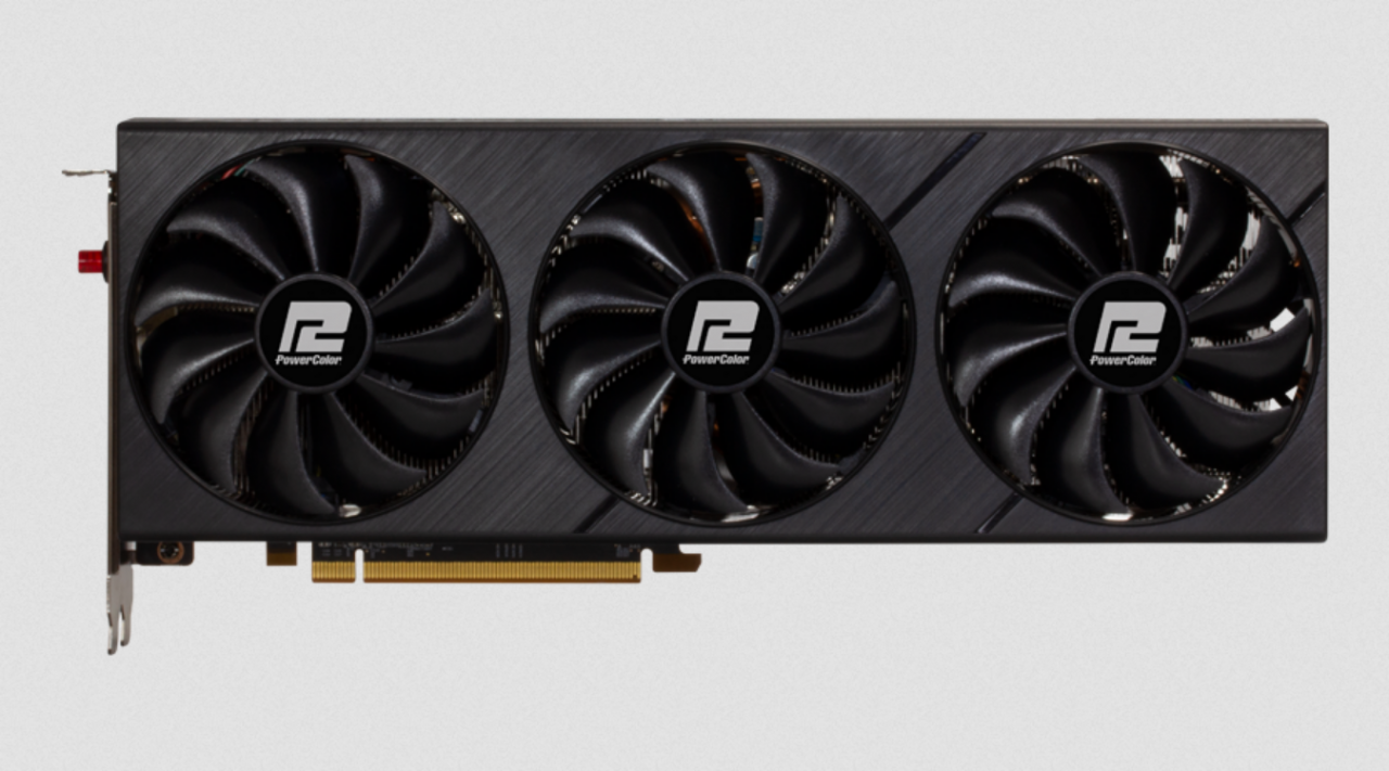 [02/12/2020] Radeon RX 6800 Fighter: Custom-Design von Powercolor mit OC-Knopf in Slotblende (3)