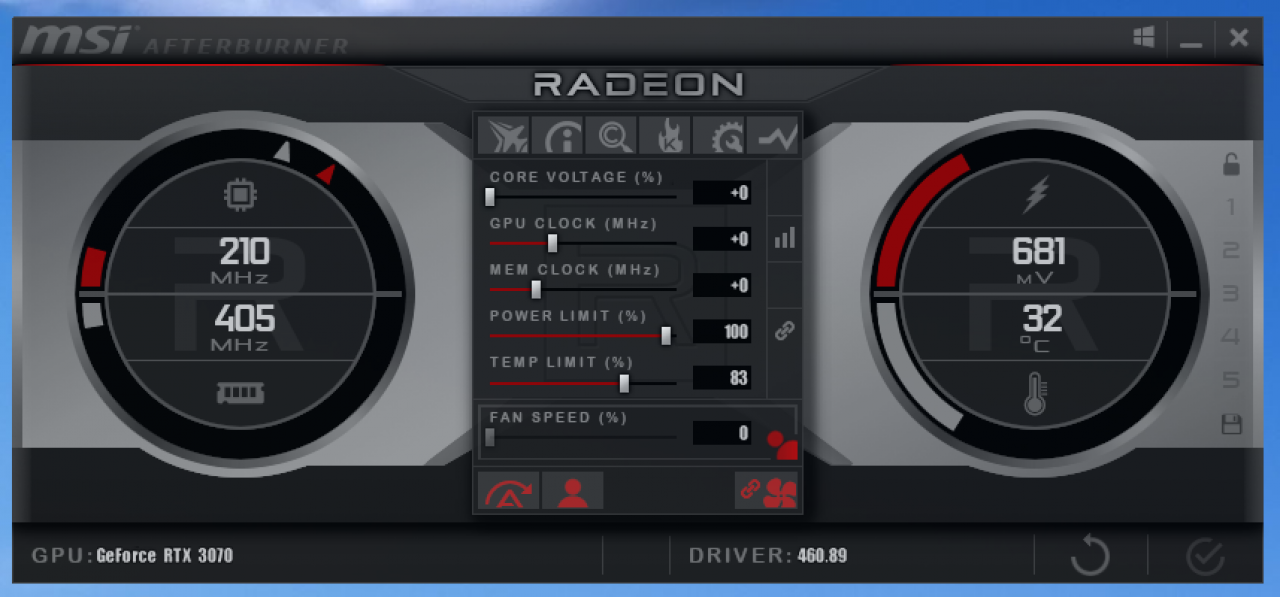 [27/01/2021] MSI Afterburner: Overclocking-Support für Radeon RX 6800 (XT) und 6900 XT hinzugefügt
