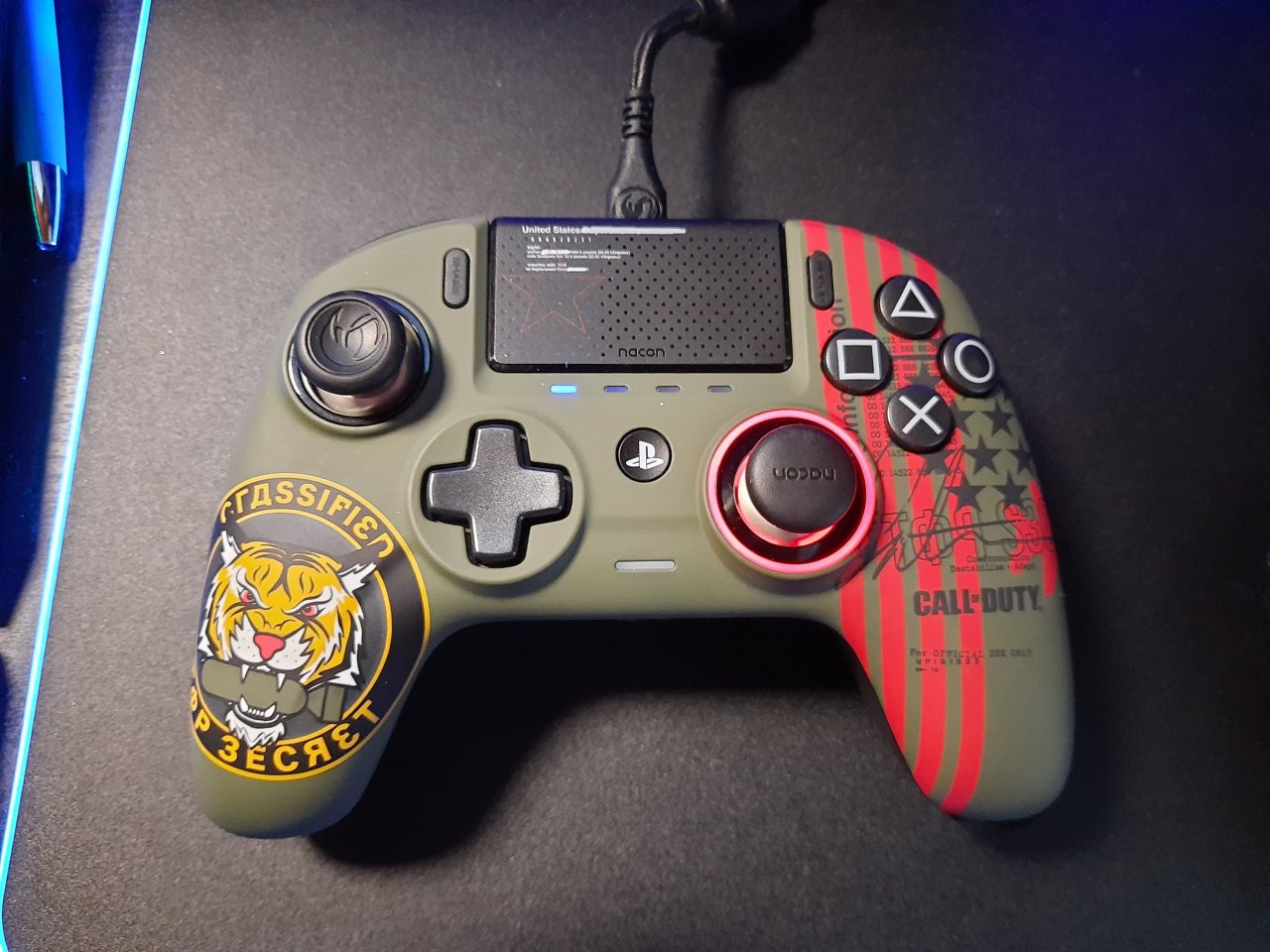 [06/01/2021] Nacon Revolution Unlimited Pro CoD Special Edition -&nbsp; So sieht der Controller in der Draufsicht aus