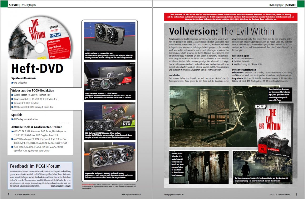 [27/01/2021] PCGH 03/2021 Heft-DVD