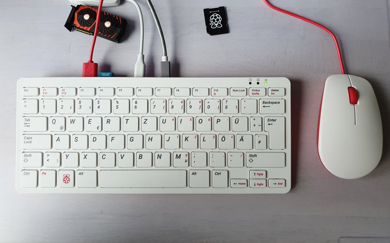 [06/01/2021] Raspberry Pi 400 mit Maus