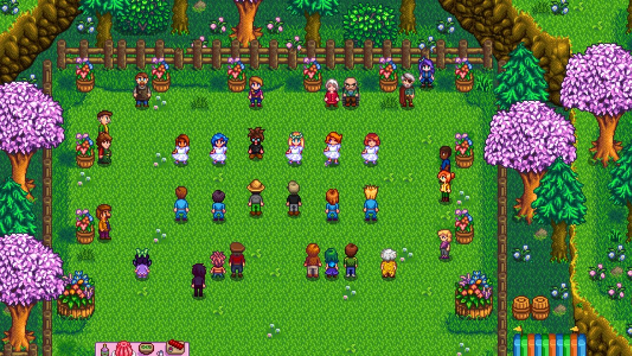 [18/01/2021] Stardew Valley (2016) In Stardew Valley dreht sich alles um Landwirtschaft, Bergbau, Handwerk und sogar um Kämpfe. Es gibt jede Menge NPCs, mit denen man interagieren und sich anfreunden kann. Diese Erfahrung wird noch besser, wenn man einen Freund einlädt, der einem bei der Ernte hilft.