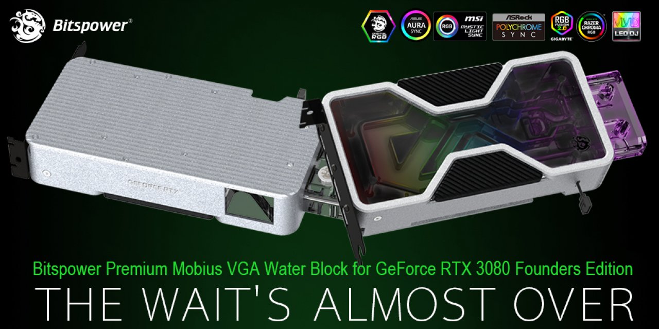 [15/01/2021] Geforce RTX 3080: Ungewöhnlicher Wasserkühler von Bitspower erinnert an Founders Edition (4)