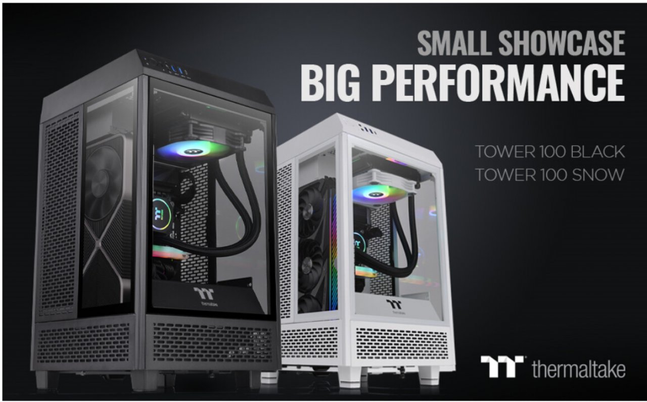 [09/01/2021] Tower 100 Mini Chassis - Thermaltake zeigt neues Mini-ITX-Case auf der CES 2021