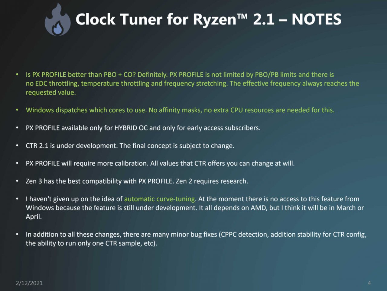 [16/02/2021] Clock Tuner for Ryzen 2.1 kommt mit verbessertem PX-Profil und soll 5 GHz zum Standard machen (4)