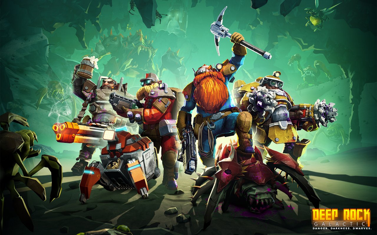 [17/02/2021] Deep Rock Galactic (2020) Deep Rock Galactic ist ein Koop-FPS für 1-4 Spieler mit knallharten Weltraumzwergen, 100% zerstörbaren Umgebungen, prozedural generierten Höhlen und endlosen Horden von Alien-Monstern.