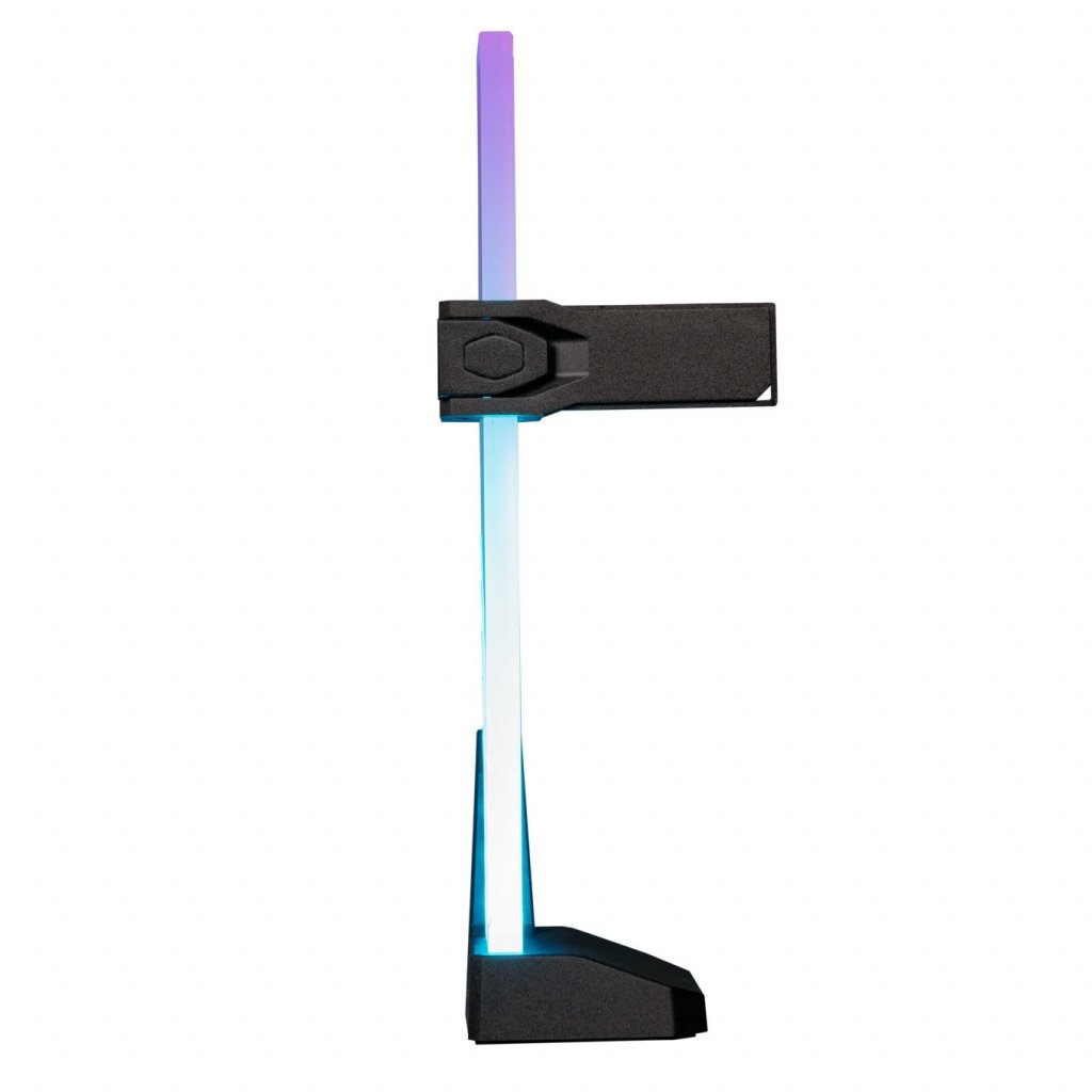 [19/02/2021] Für schwere Grafikkarten: Cooler Master mit RGB-Stützpfeiler aus Temperglas (1)