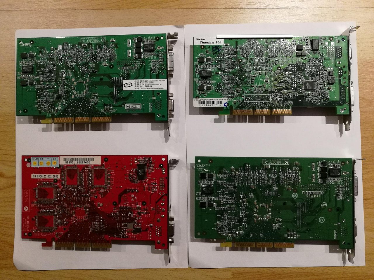 [14/02/2021] Update vom 14.02.2021: Elsa Gloria 3 Nvidia Quadro 2 Pro, MSI Geforce 2 Ti, Leadtek Winfast Titanium 500 Geforce 3 Ti 500, Geforce 2 Ultra von AMD-Freak1977