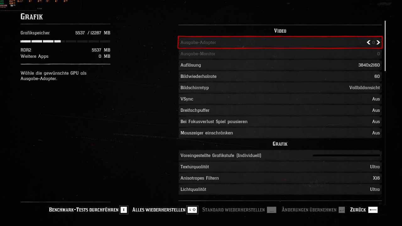[25/02/2021] Red Red Redemption 2 teilt diese Ansicht unter Vulkan nicht.