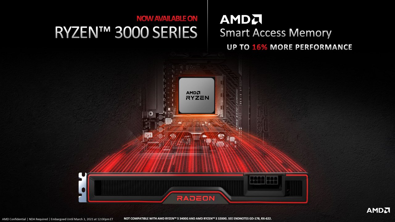[03/03/2021] SAM für Ryzen 3000: AMD schaltet Smart Access Memory für Zen 2 frei