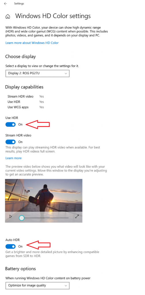 [18/03/2021] Aktivierung von Auto HDR in Windows 10 Version 21H1