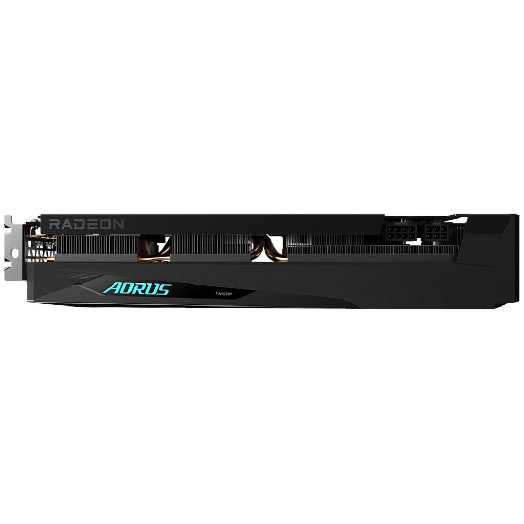 [20/03/2021] Gigabyte RX 6700 XT Aorus Elite: Seitenansicht