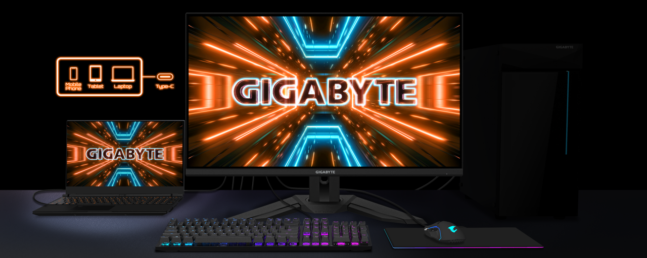 [24/03/2021] Gigabyte M32Q: Weltweit erster KVM-Monitor mit 32-Zoll (1)