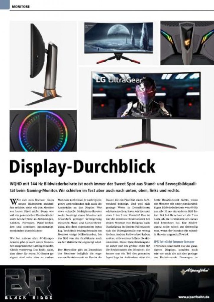 [29/03/2021] Testjahrbuch 2021 Monitore