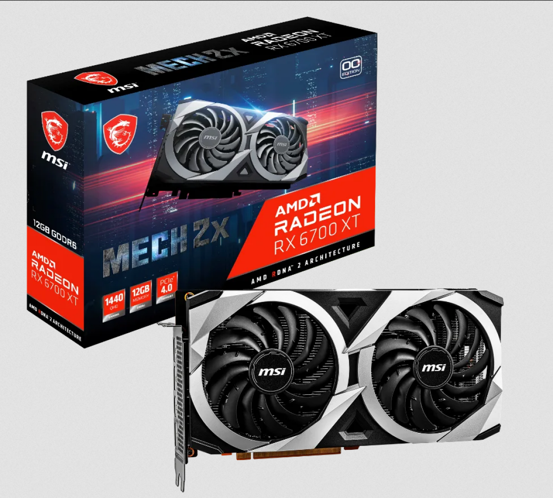 [05/03/2021] MSI Radeon RX 6700 XT Mech 2X 12G OC