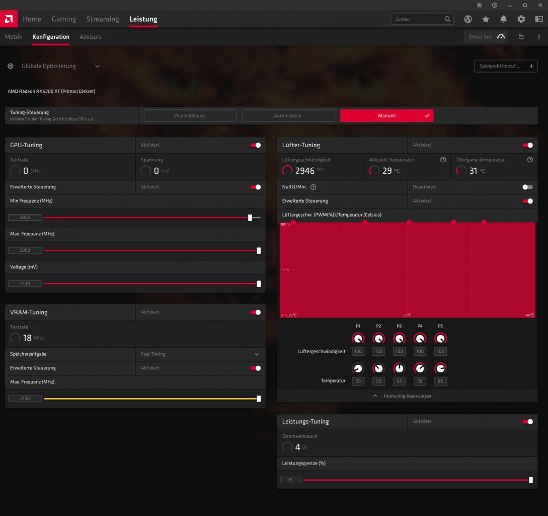 [16/03/2021] Radeon RX 6700 XT: MAX Settings in Radeon Software