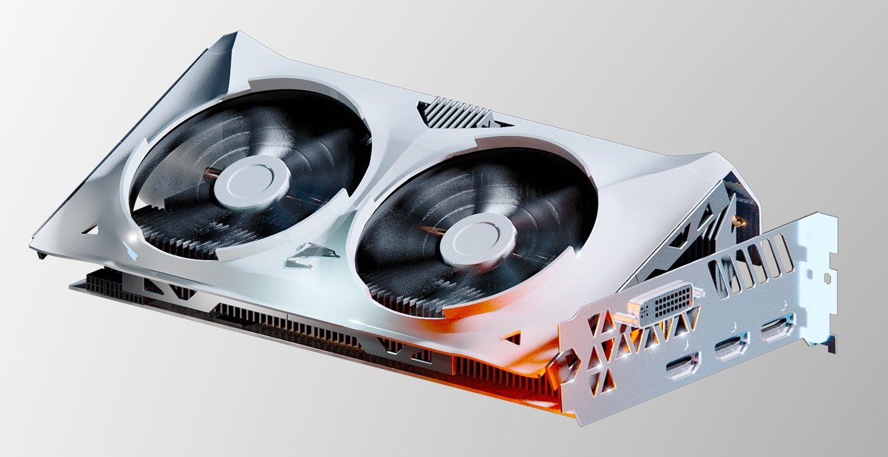 [07/04/2021] Grafikkarte mit angewinkelten Lüftern: Interessantes Renderbild von Gigabyte (1)