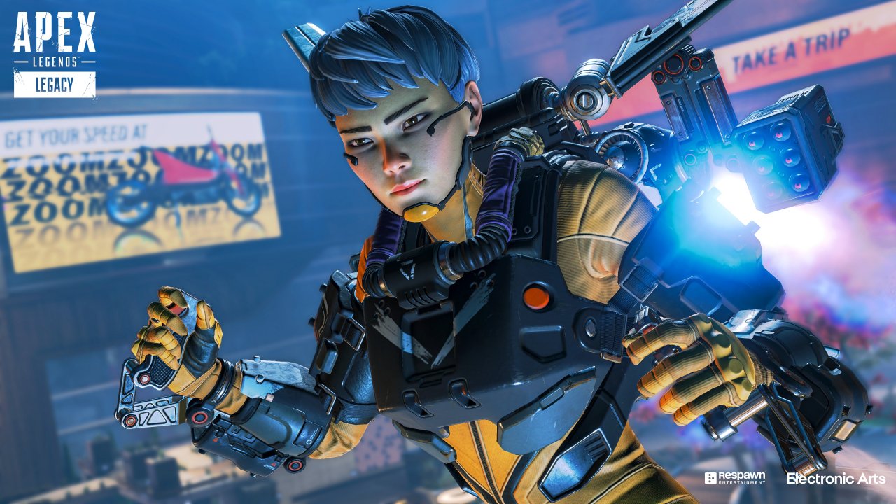 [26/04/2021] Apex Legends (2020)Bei Apex Legends, einem Free-to-Play Helden-Shooter von Respawn, geht es um legendäre Charaktere mit mächtigen Fähigkeiten.