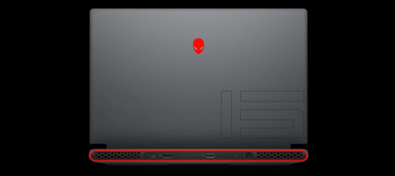[08/04/2021] Alienware m15 R5 Ryzen Edition Anschluesse hinten