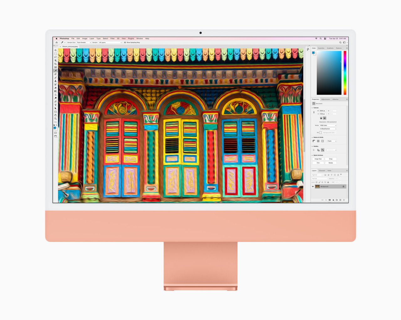 [21/04/2021] Apple iMac 2021 mit Apple M1 Chip in Orange