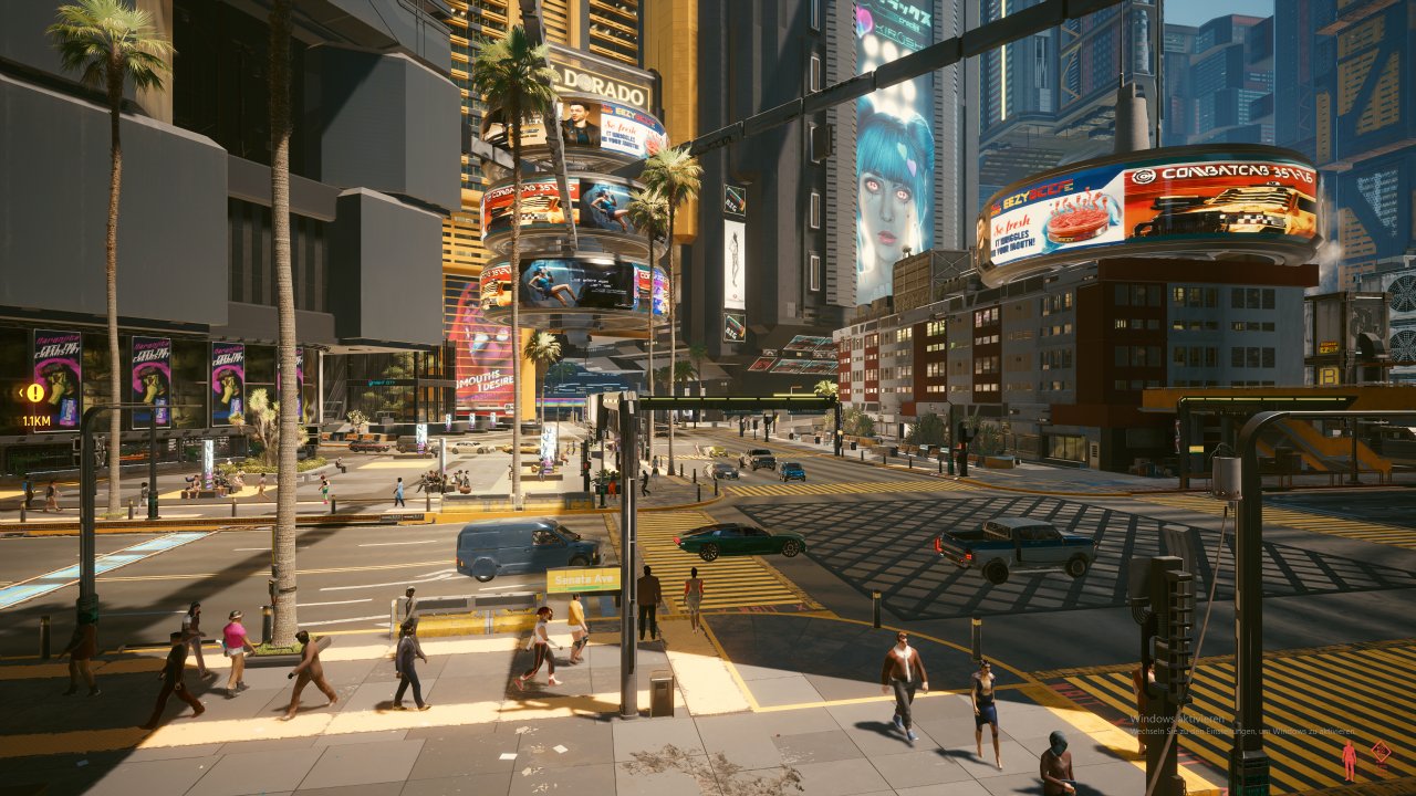Cyberpunk 2077 ver 1.20 - Detailvergleich - 10 - Low
