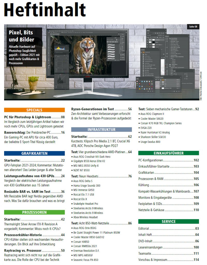 [29/04/2021] PCGH 06/2021 (#248): Inhalt